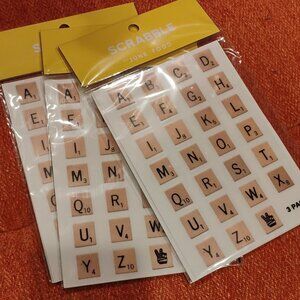 Limited Edition SCRABBLE Sticker GIFT SET